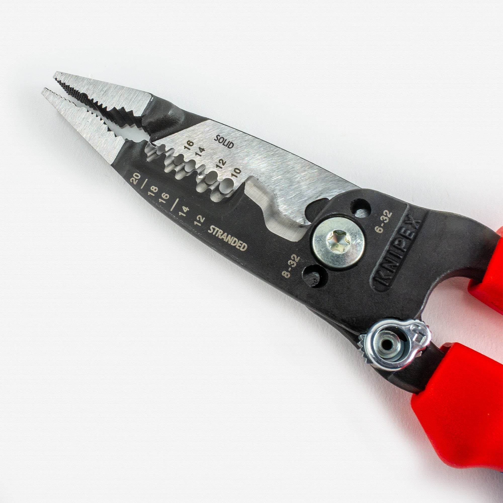 Knipex Forged Wire Strippers, 8" - MultiGrip - 13728 - KC Tool