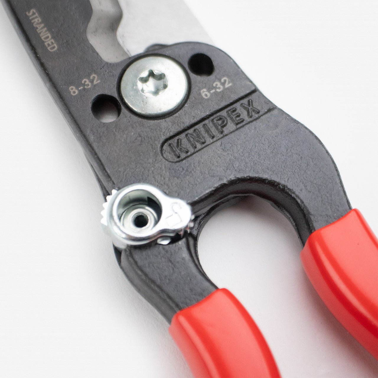 Knipex Forged Wire Strippers, 8" - Plastic Grip - 13718 - KC Tool