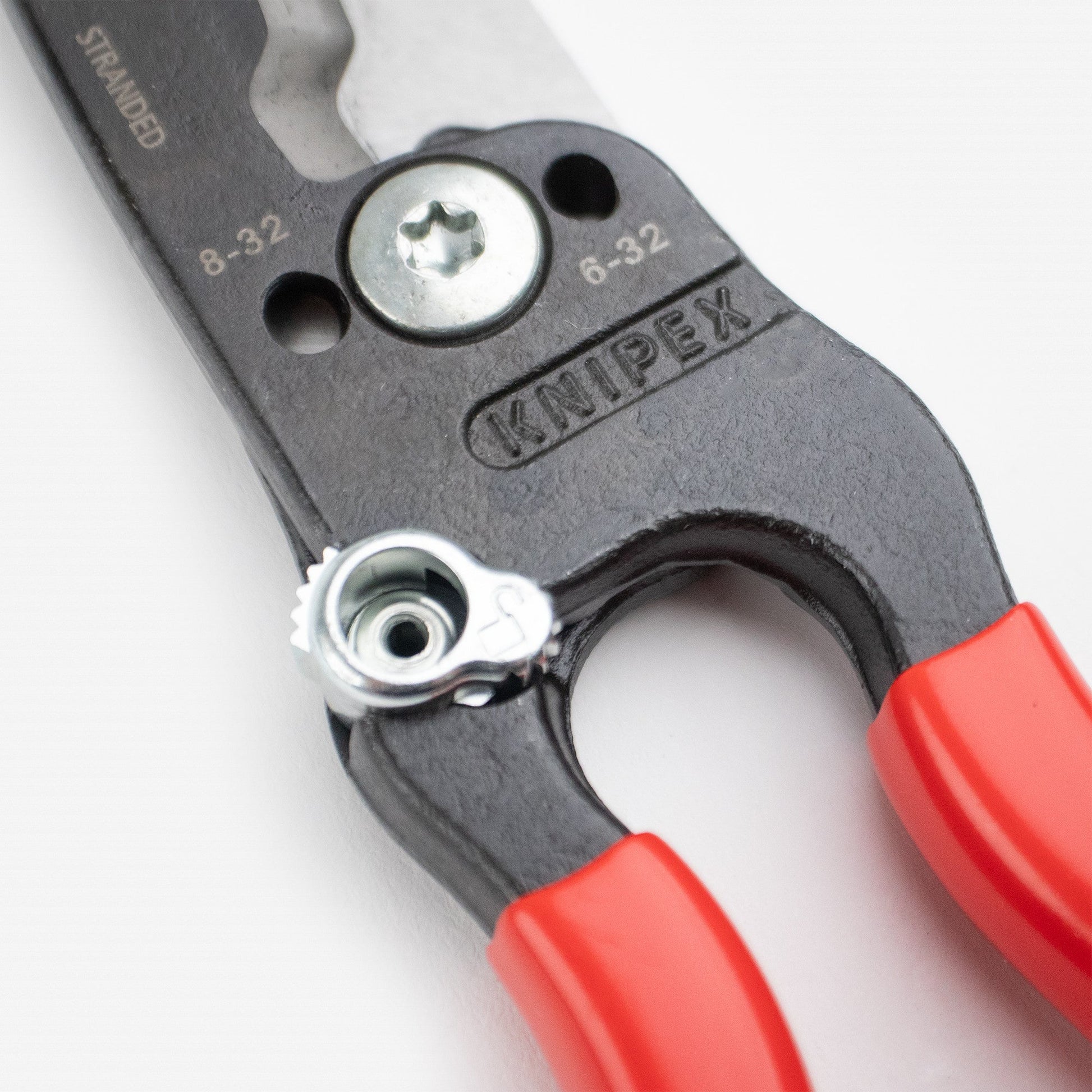 Knipex Forged Wire Strippers, 8" - Plastic Grip - 13718 - KC Tool