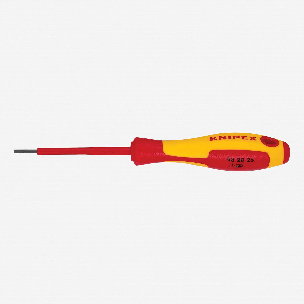 Knipex Insulated 2.5mm Slotted Screwdriver - 982025 - KC Tool