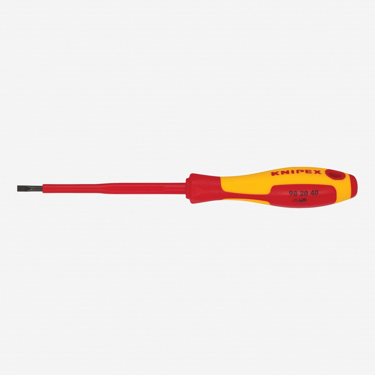 Knipex Insulated 4.0mm Slotted Screwdriver - 982040 - KC Tool