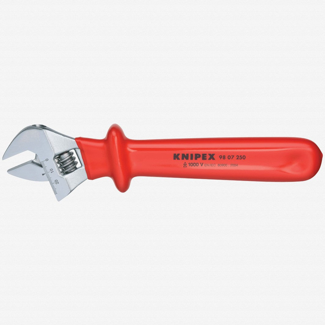 Knipex Insulated Adjustable Wrench - 9807250 - KC Tool