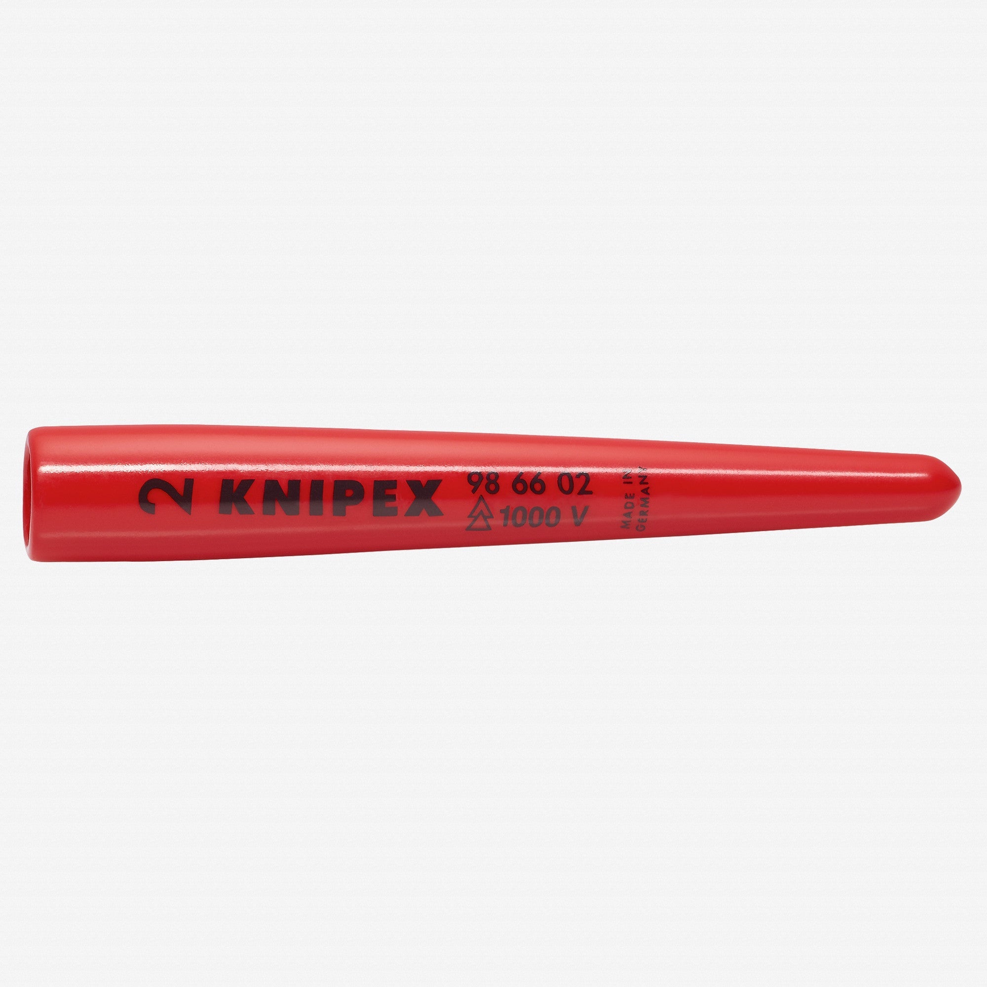 Knipex Insulated Plastic Slip-On Cap, Conical, for Bare Live Cables, Conductor Key 2 - 986602 - KC Tool