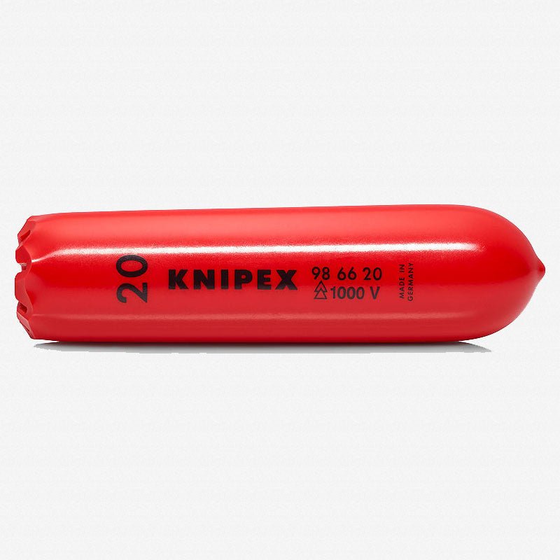 Knipex Insulated Self - Clamping Slip - On Cap, 20 mm, for Bare Live Cables - 986620 - KC Tool