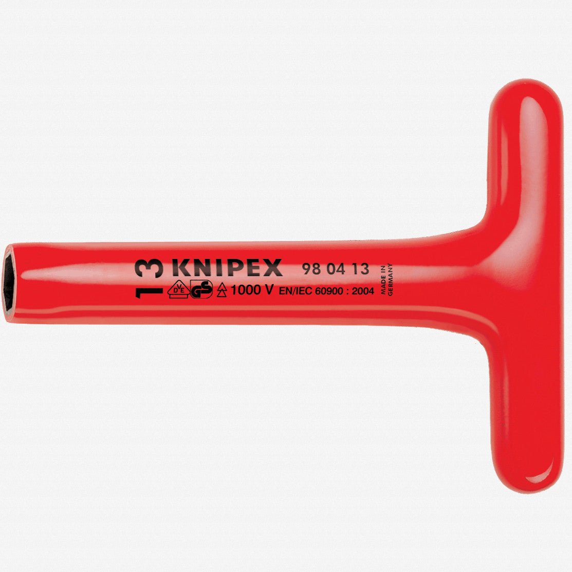 Knipex Insulated T - handle Nut Driver 10 mm - 980410 - KC Tool