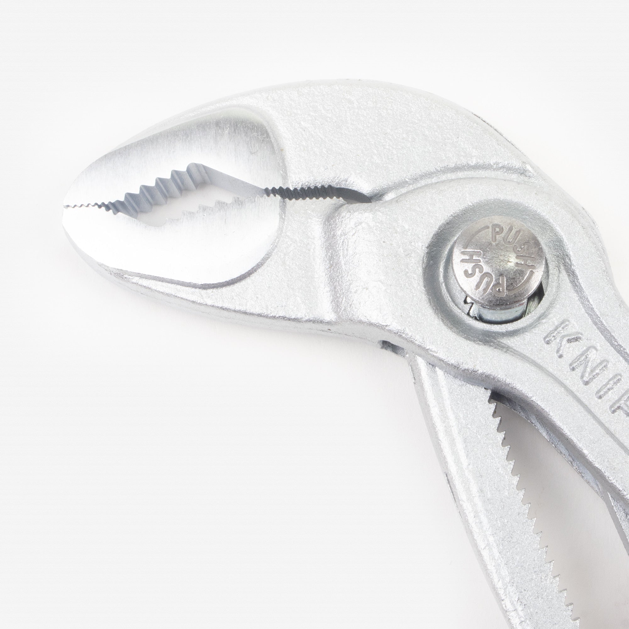 Knipex Insulated VDE Cobra QuickSet Pliers with Chrome Finish, 10" - Tethered Attachment - 8726250T - KC Tool