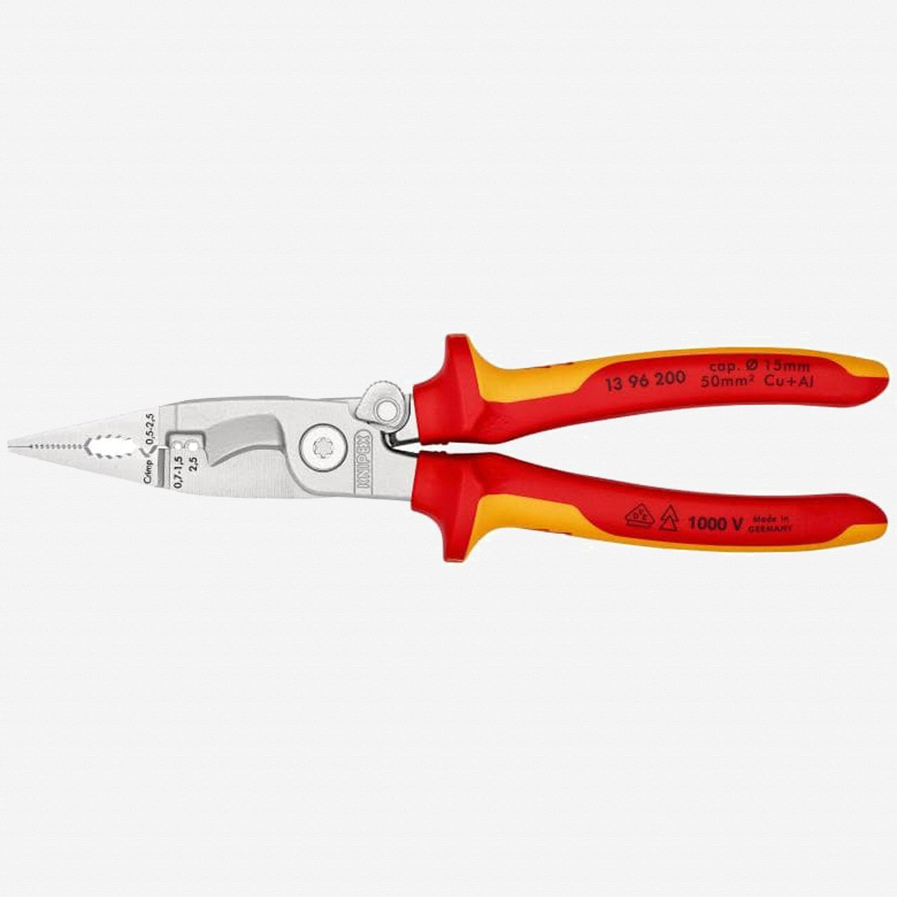 Knipex Insulated VDE Pliers for Electrical Installation - 1396200 - KC Tool