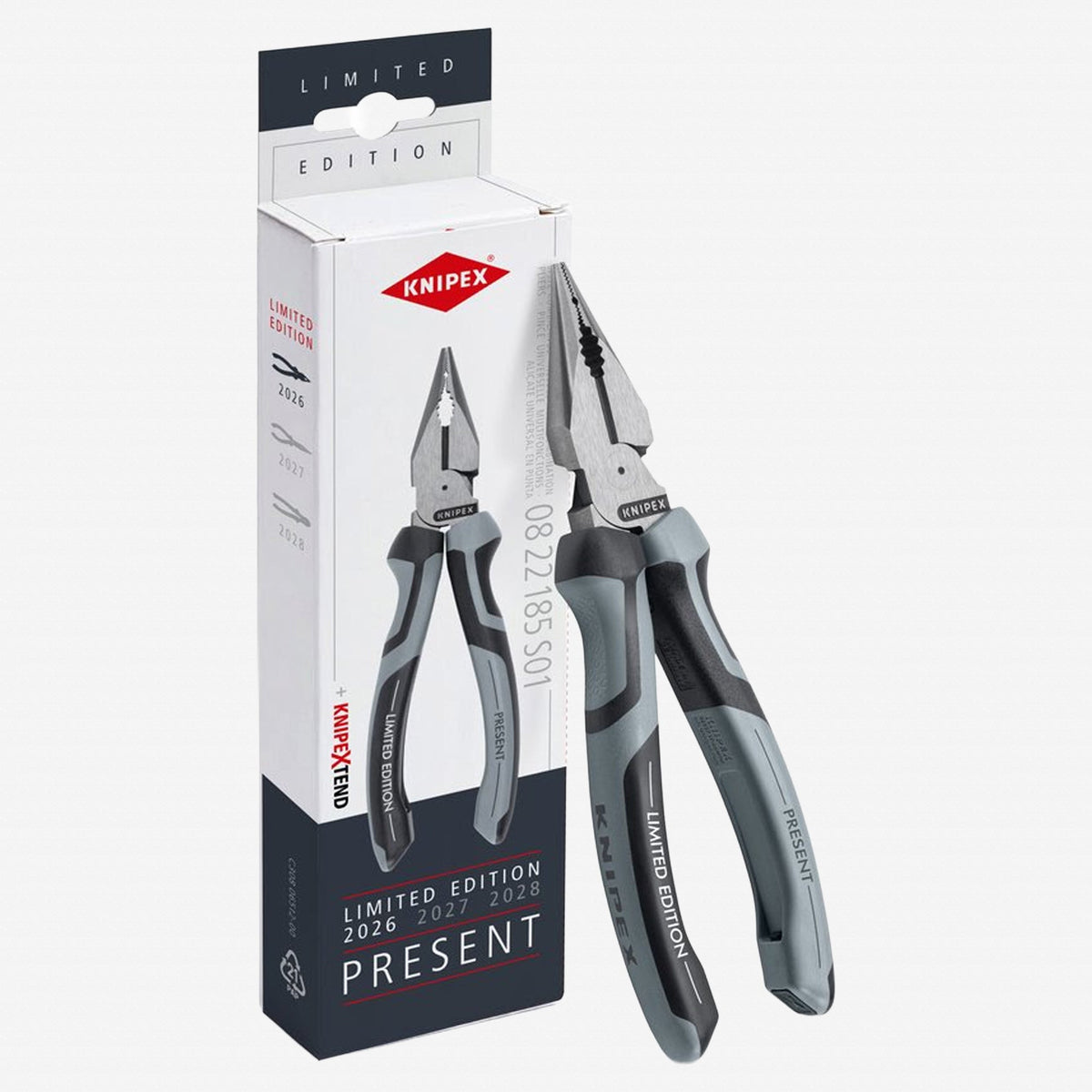 Knipex Limited Edition 7 1/4" Needle-Nose Combination Pliers - K0822185S01 - KC Tool