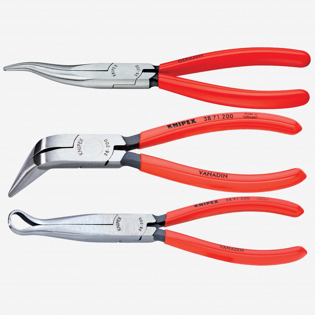 Knipex Mechanics Pliers Set, 3 Pieces - 9K008012US - KC Tool