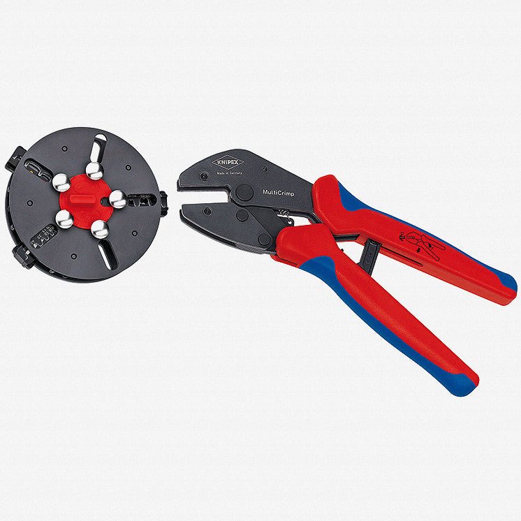 Knipex MultiCrimp Pliers with Changer Magazine (3 Dies) - 973301 - KC Tool