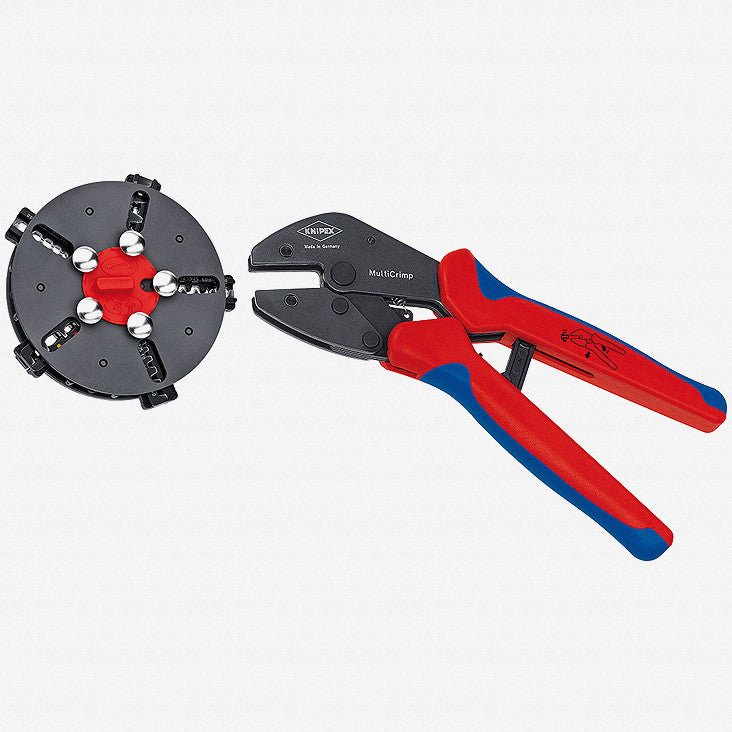 Knipex MultiCrimp Pliers with Changer Magazine (5 Dies) - 973302 - KC Tool