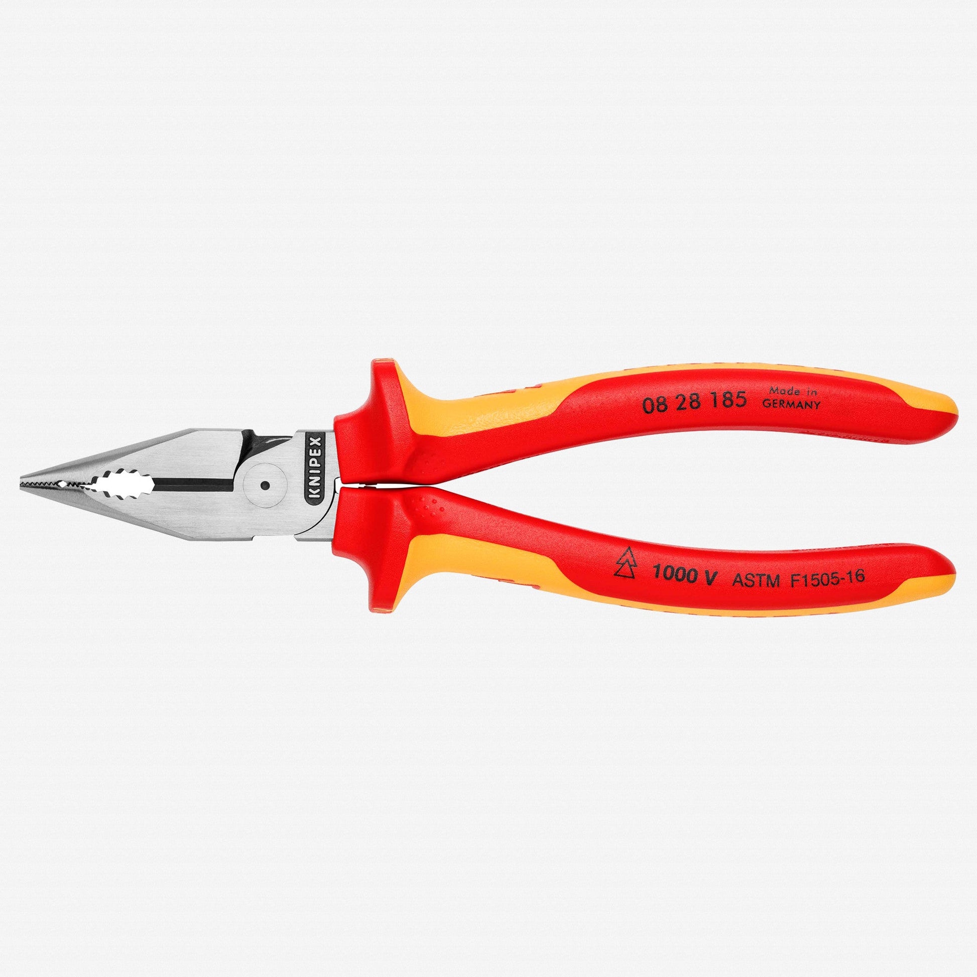 Knipex Needle-Nose Combination Pliers - 1000V Insulated - K0828185US - KC Tool