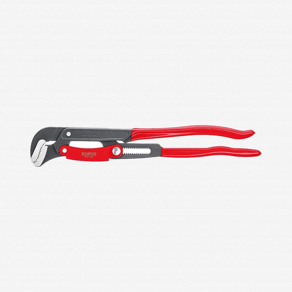 Knipex Pipe Wrench S-Type 22" w/ Fast Adjustment and Coated Handles - 8361020 - KC Tool
