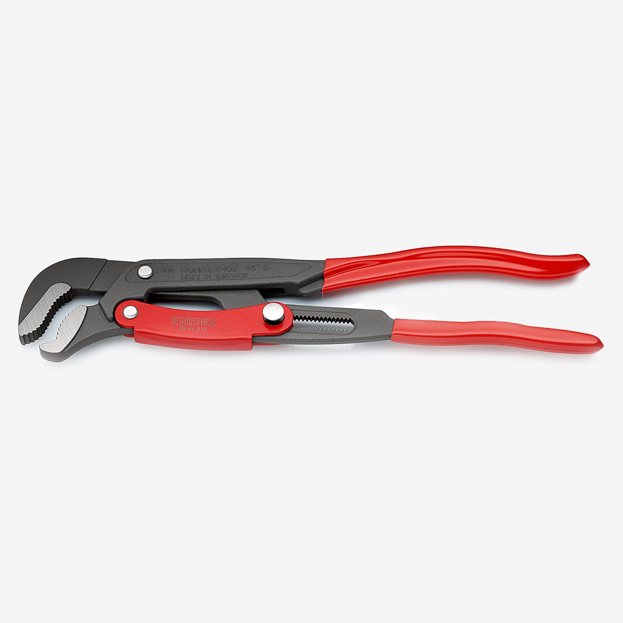 Knipex Pipe Wrench S-Type w/ Fast Adjustment, 16.5" - 8361015 - KC Tool