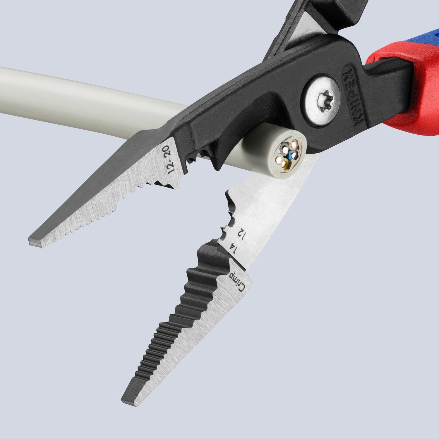 Knipex Pliers for AWG Electrical Installation - MultiGrip - 13828 - KC Tool