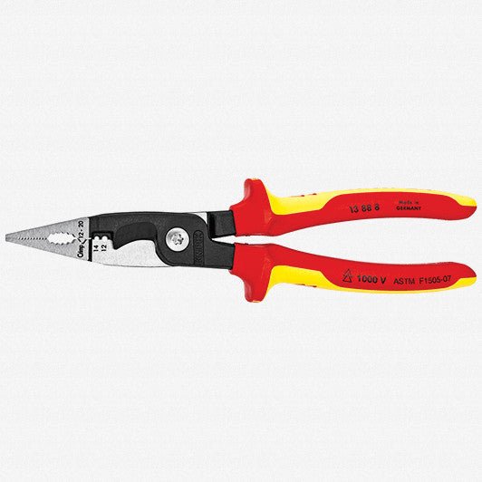 Knipex Pliers for Electrical Installation - Insulated - 13888 - KC Tool