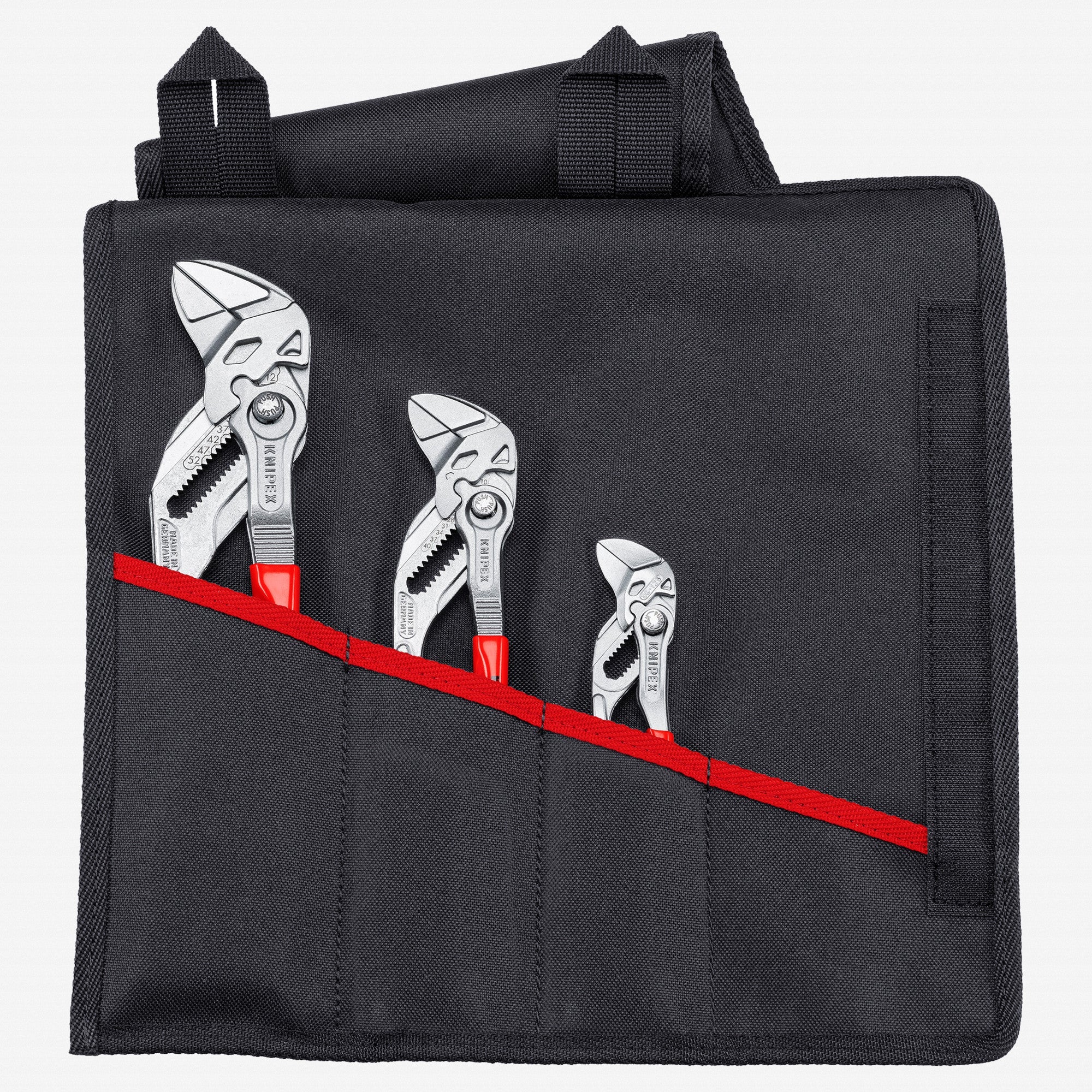 Knipex Pliers Wrench Set 2 in Tool Roll, 3 Pieces - K001955S6 - KC Tool