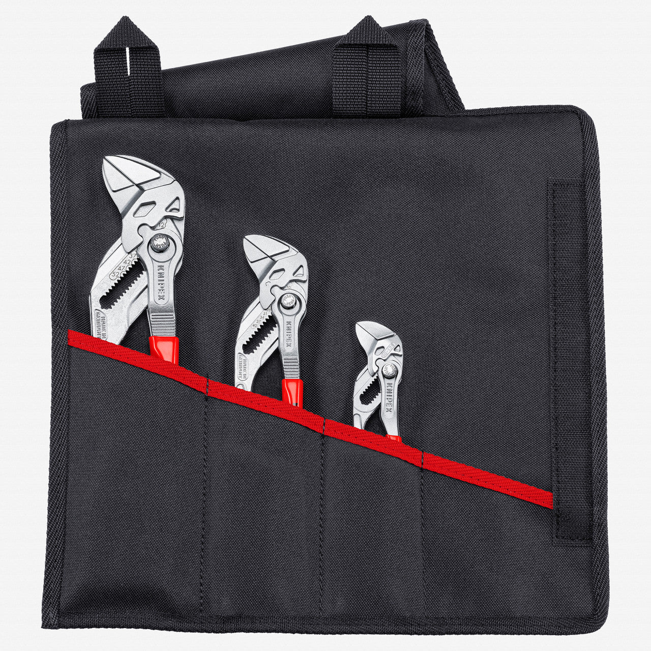 Knipex Pliers Wrench Set 2 in Tool Roll, 3 Pieces - K001955S6 - KC Tool