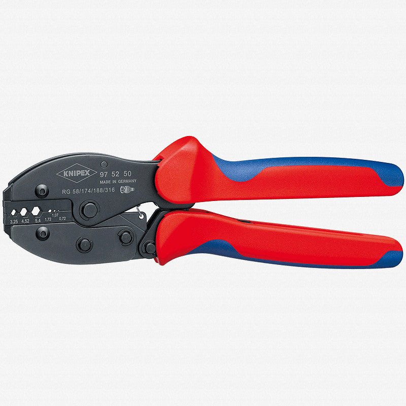 Knipex PreciForce Crimping Pliers - Coax - , BNC - and TNC - 975250 - KC Tool