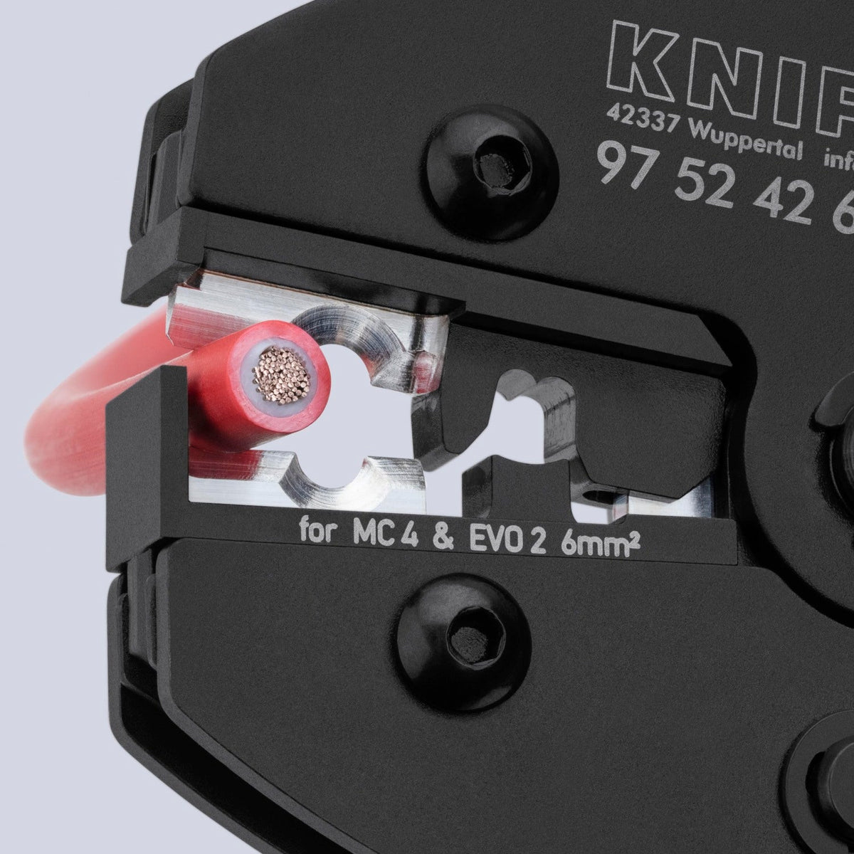 Knipex PreciForce® Crimping Pliers for MC4®/MC4® Evo 2 - 9752426 - KC Tool