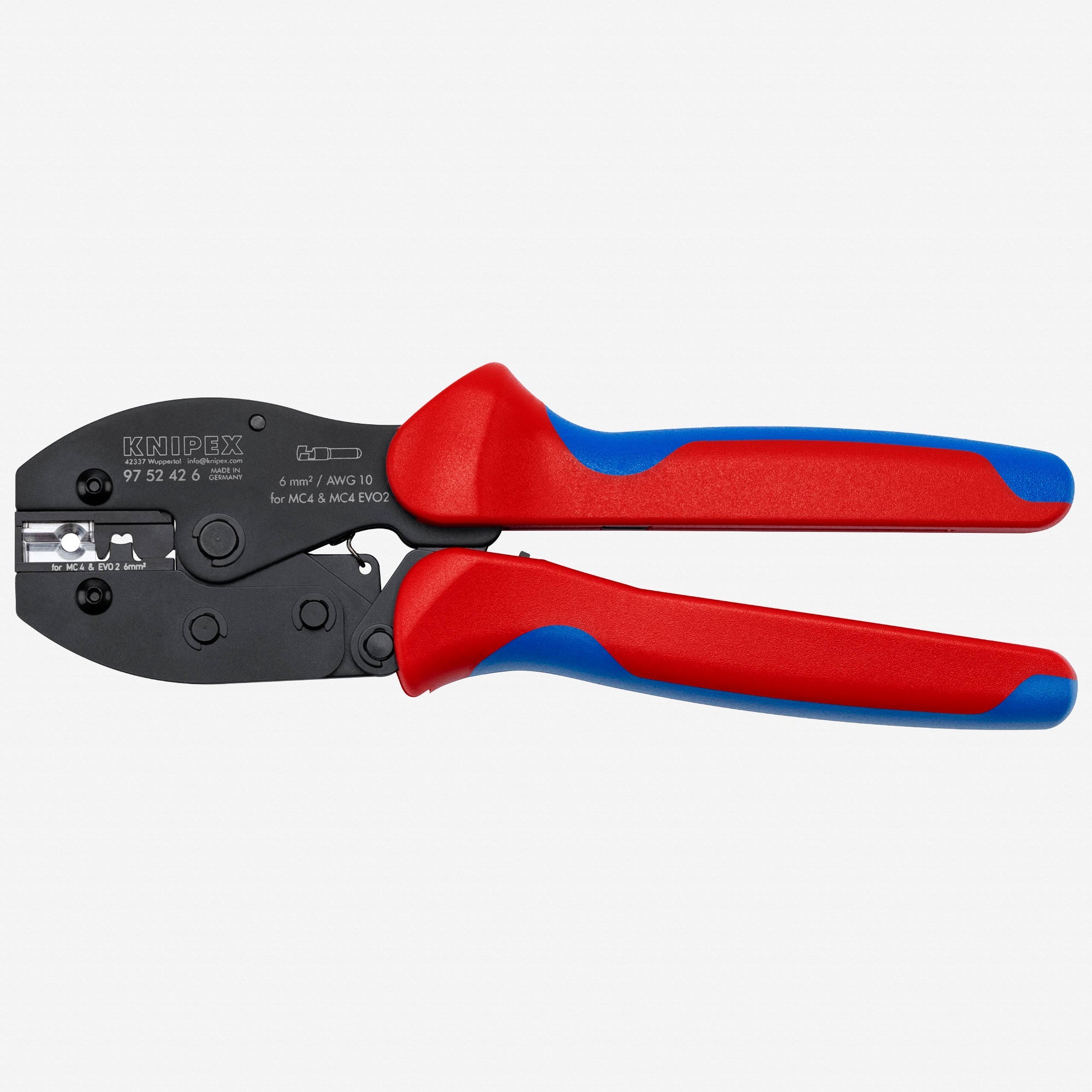Knipex PreciForce® Crimping Pliers for MC4®/MC4® Evo 2 - 9752426 - KC Tool