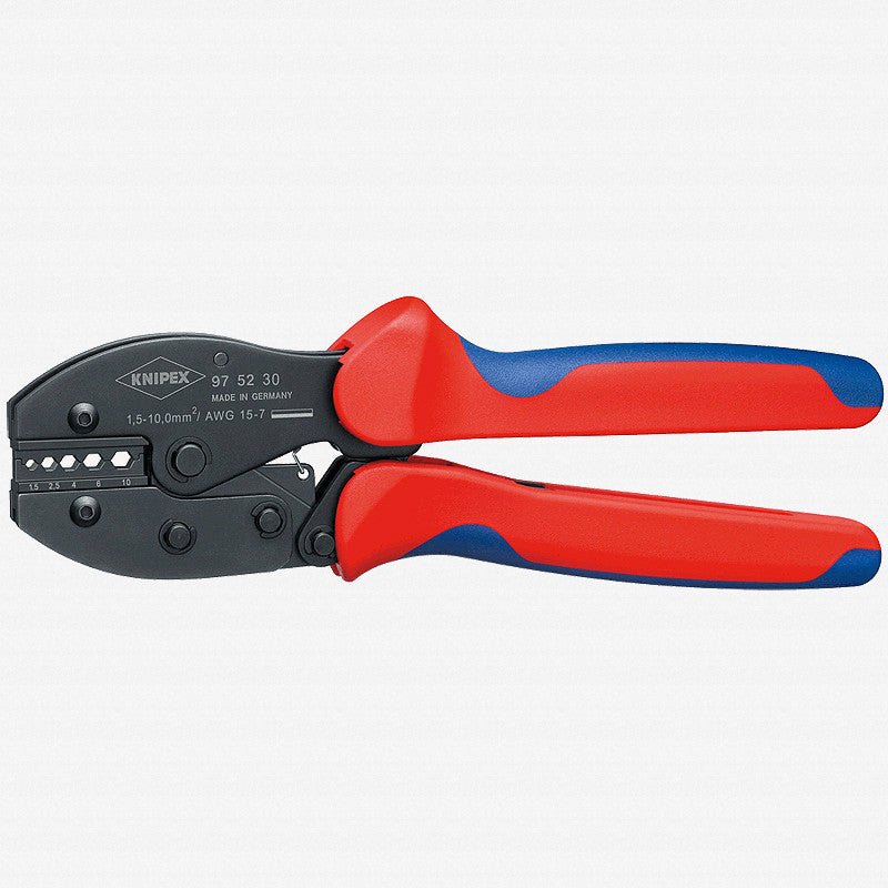 Knipex PreciForce Crimping Pliers - Non-insulated Butt Connectors - 975230 - KC Tool