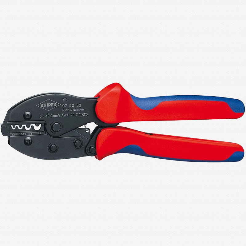 Knipex PreciForce Crimping Pliers - Non-insulated Terminals and Plug Connectors - 975233 - KC Tool
