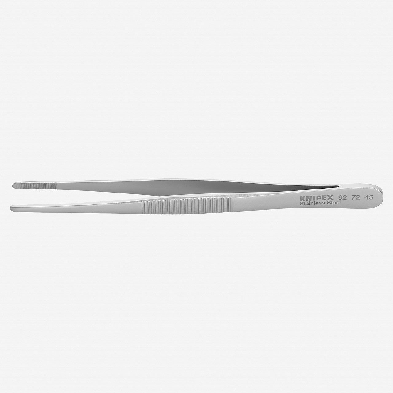 Knipex Precision Blunt Shape Tweezers, Acid - Proof, 3.5 mm - 927245 - KC Tool