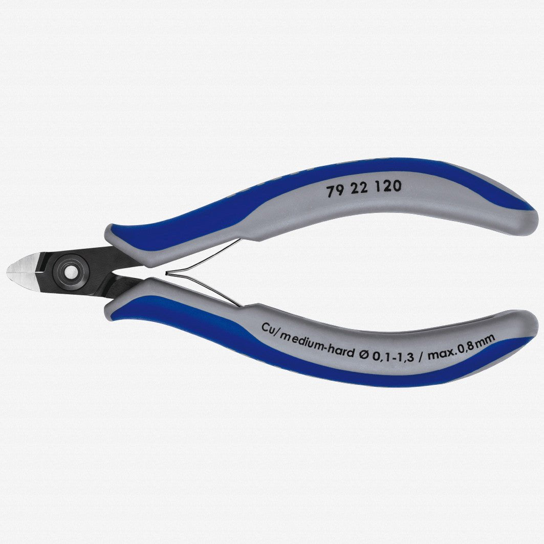 Knipex Precision Electronics Diagonal Cutters Mini - Head - MultiGrip - 7922120 - KC Tool