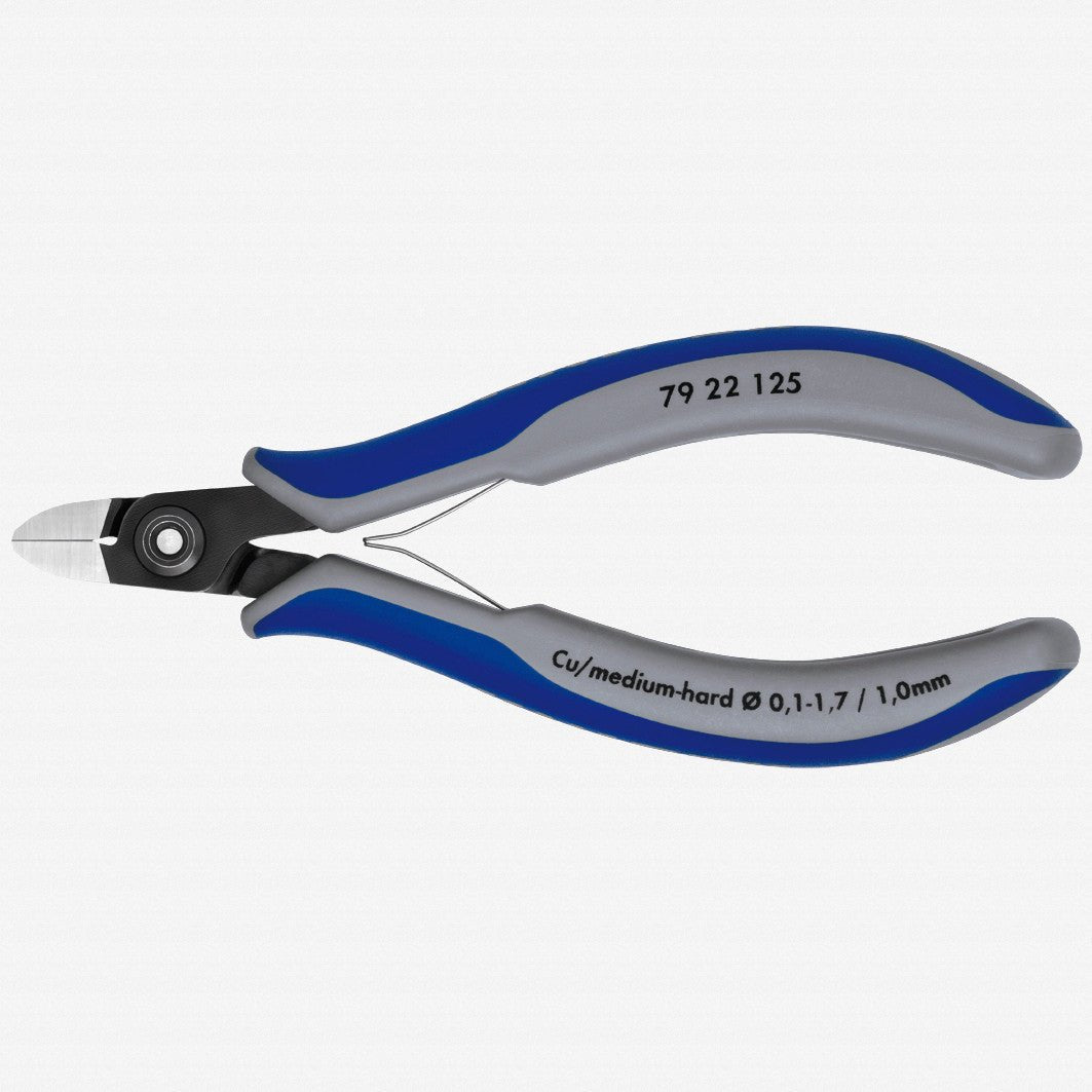 Knipex Precision Electronics Diagonal Cutters Round Head - MultiGrip - 7922125 - KC Tool