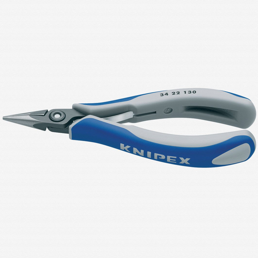 Knipex Precision Electronics Gripping Pliers (half-round jaws) - 3422130 - KC Tool