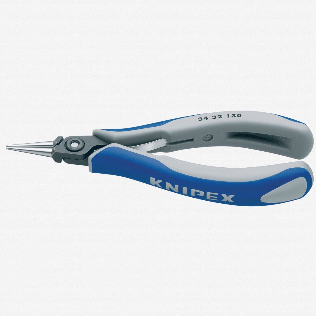 Knipex Precision Electronics Gripping Pliers (round, pointed jaws) - 3432130 - KC Tool