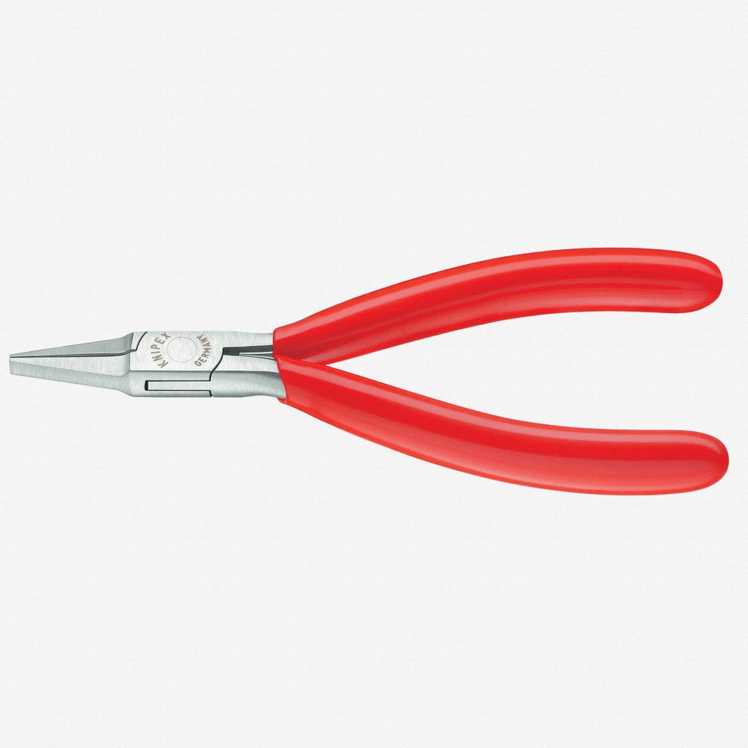 Knipex Precision Electronics Pliers (flat jaws) - Plastic Grip - 3511115 - KC Tool