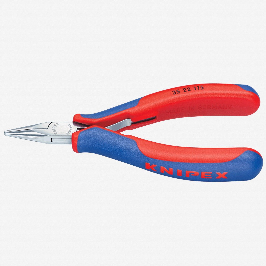 Knipex Precision Electronics Pliers (half-round jaws) - MultiGrip - 3522115 - KC Tool
