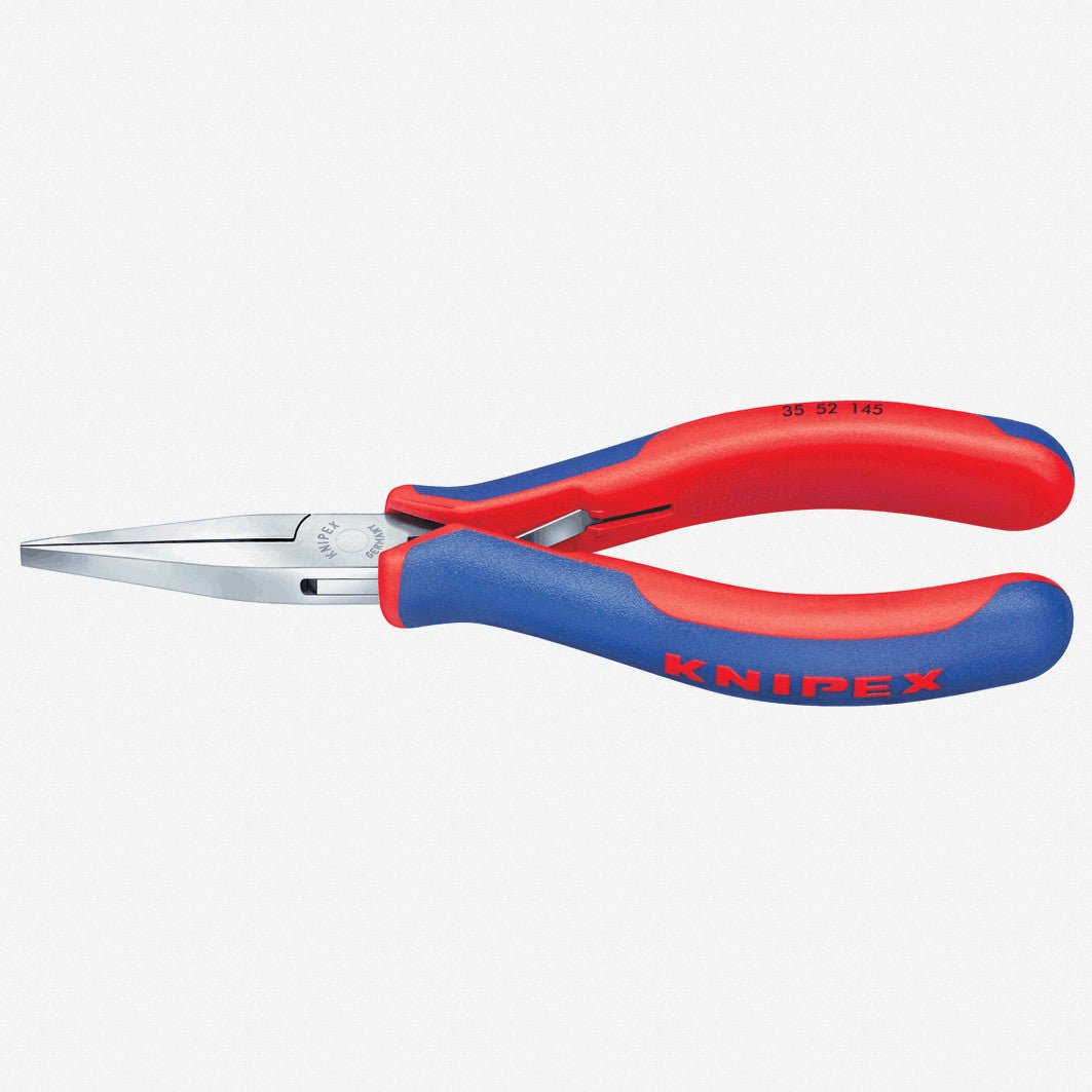 Knipex Precision Electronics Pliers (long, flat jaws) - MultiGrip - 3552145 - KC Tool