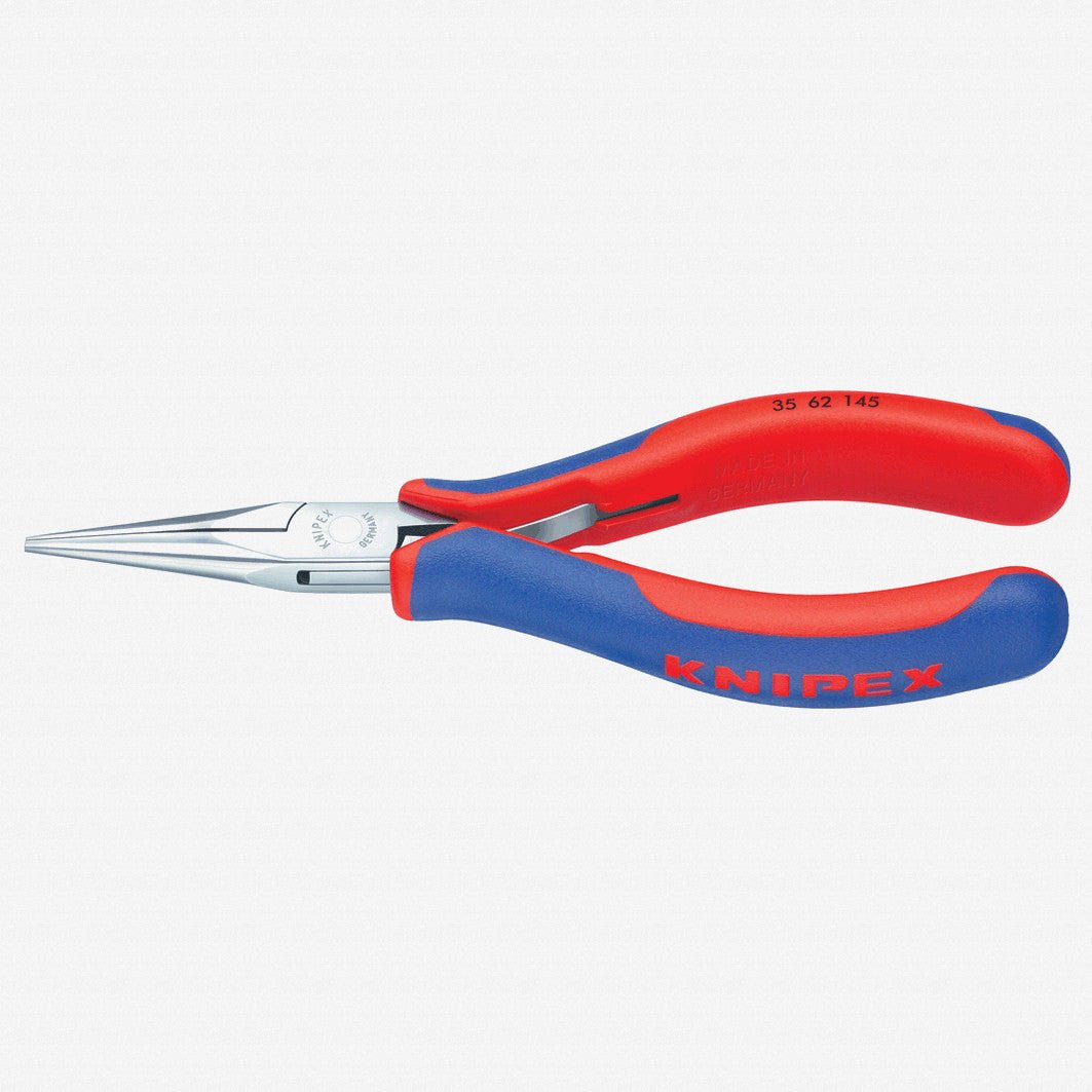 Knipex Precision Electronics Pliers (long, half - round jaws) - MultiGrip - 3562145 - KC Tool