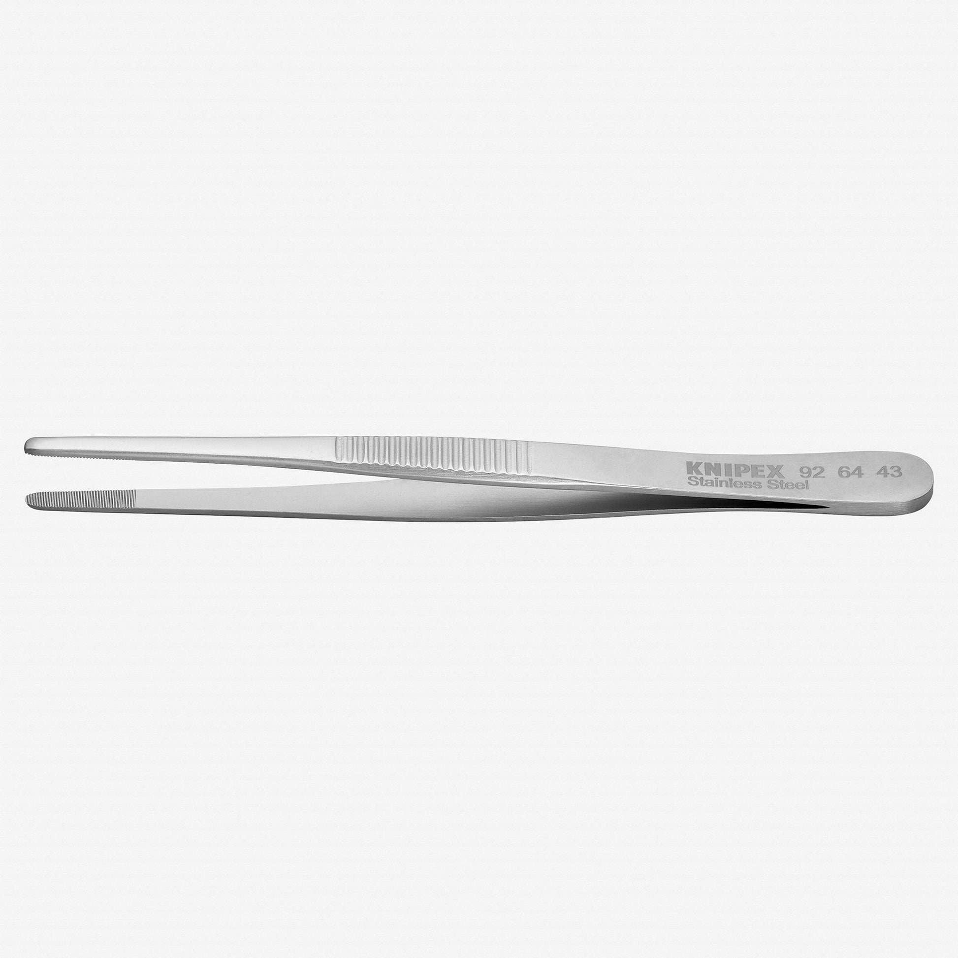 Knipex Precision Tweezers blunt shape 3 mm wide - 926443 - KC Tool