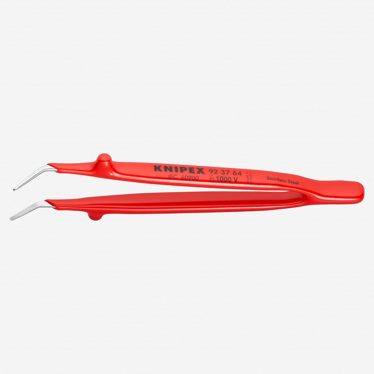 Knipex Precision Tweezers insulated angled tips - 923764 - KC Tool