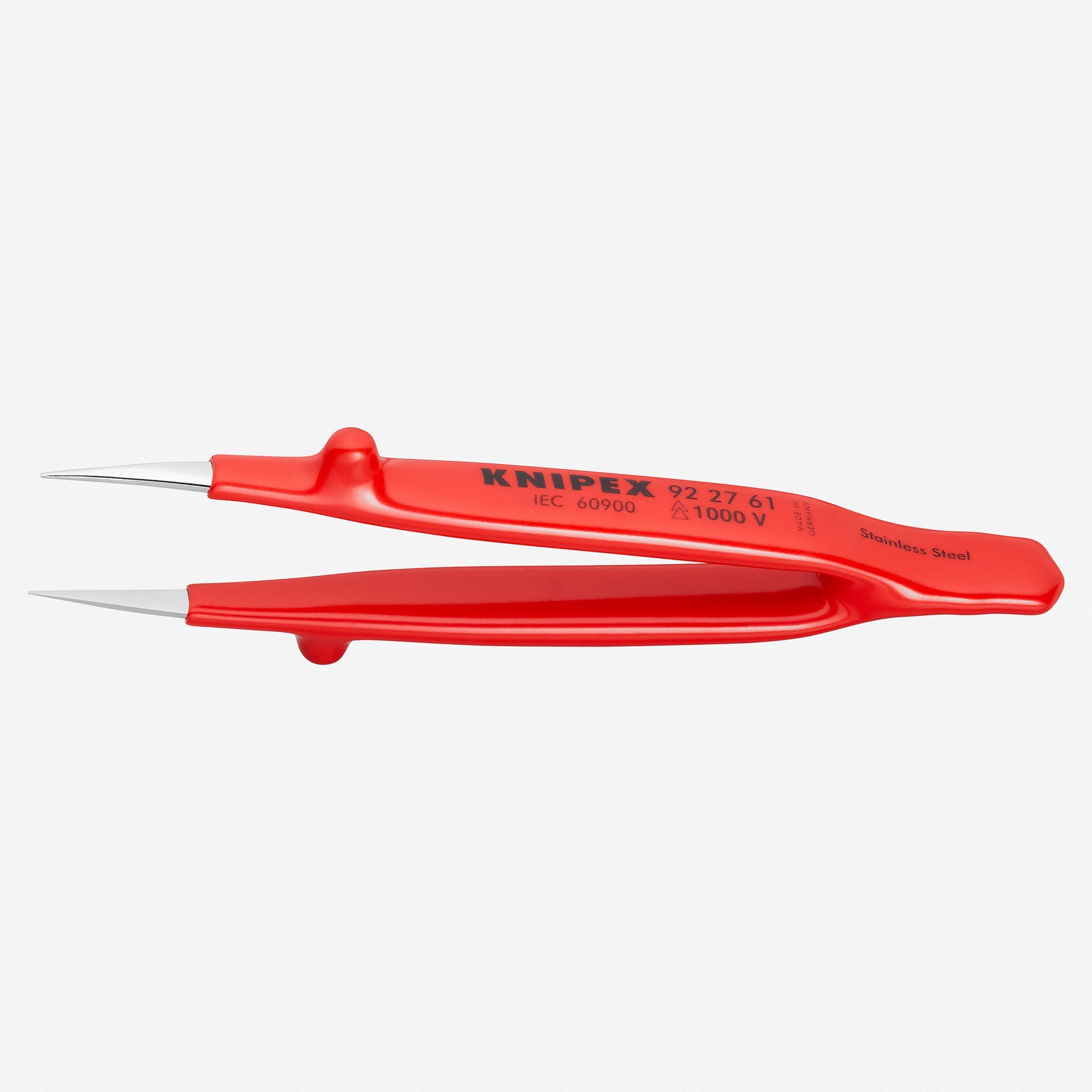 Knipex Precision Tweezers insulated for ultra fine mounting work - 922761 - KC Tool