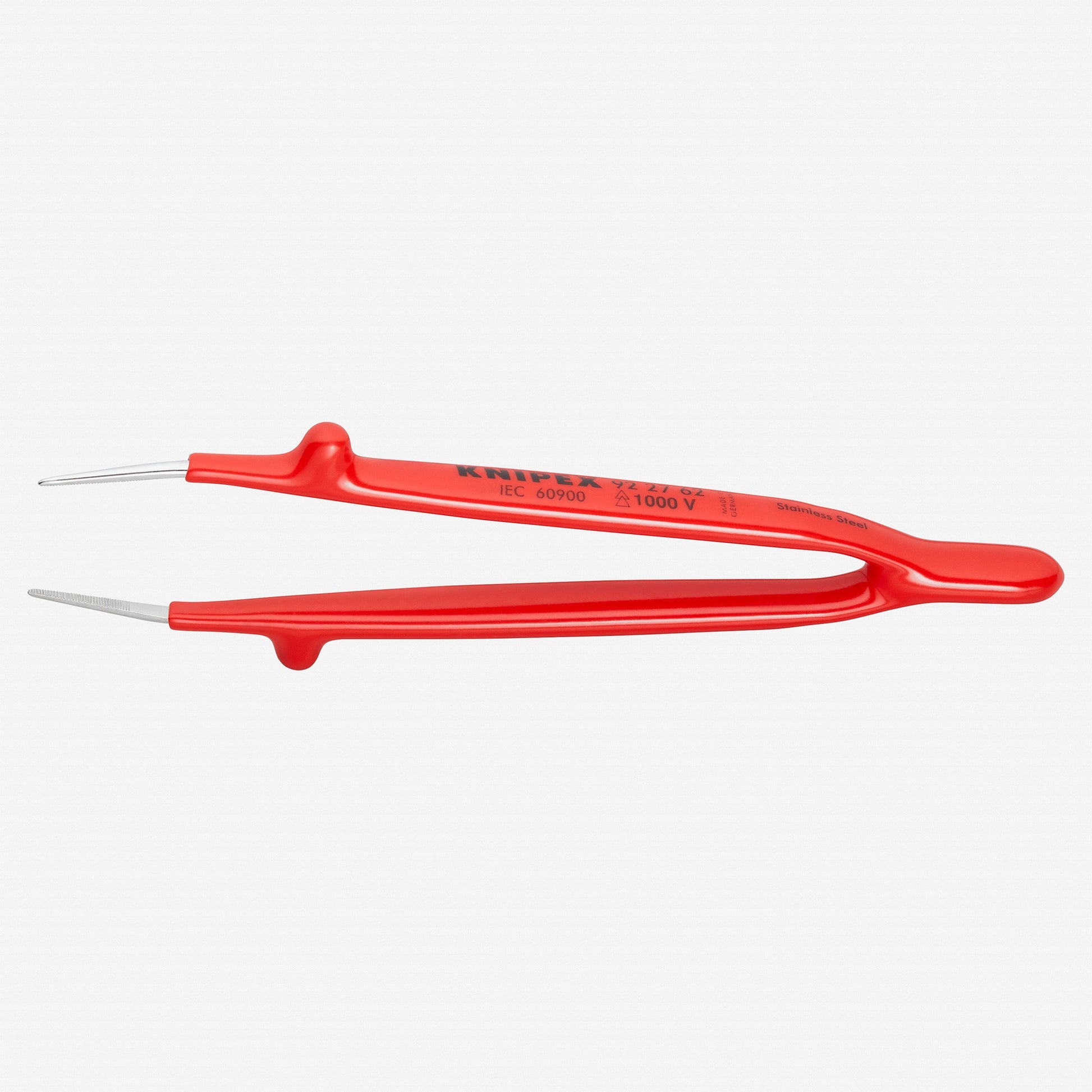 Knipex Precision Tweezers insulated straight pattern - 922762 - KC Tool