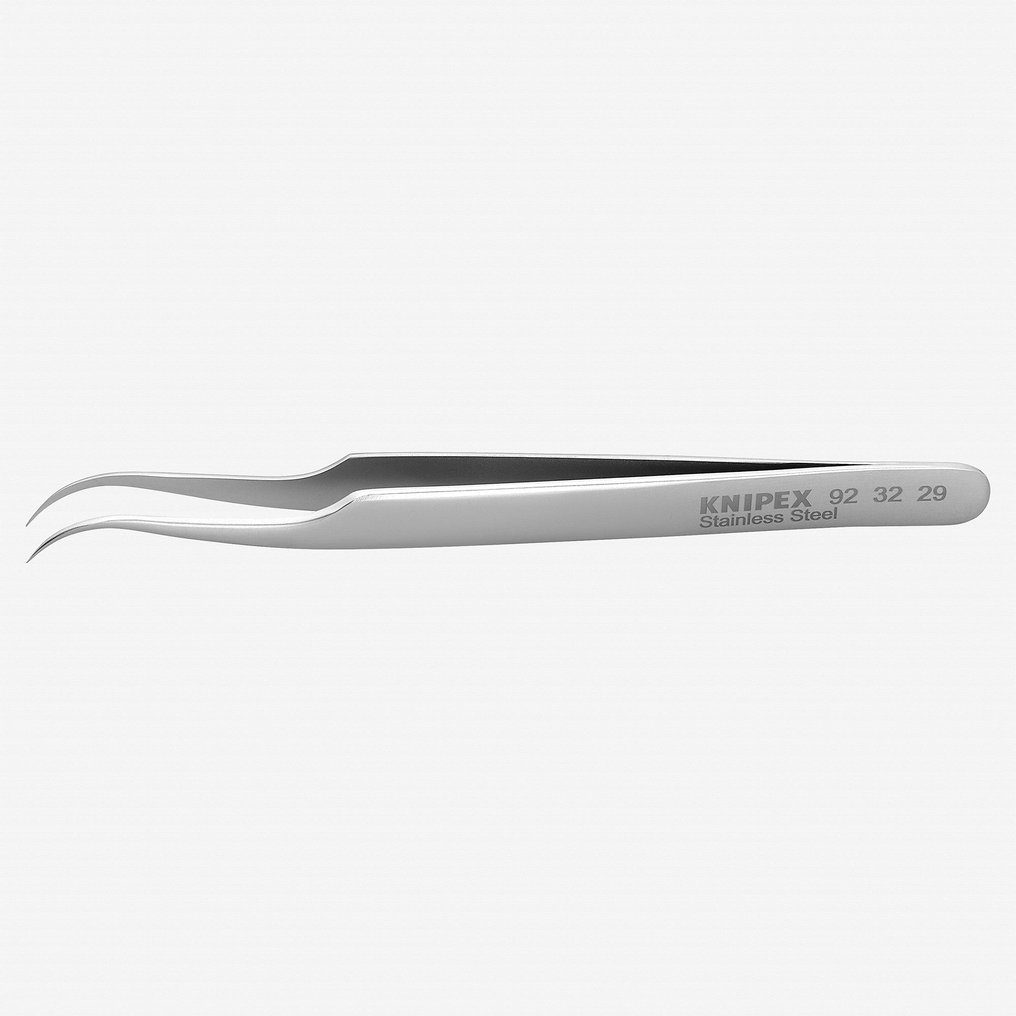 Knipex Precision Tweezers needle point sickle-shaped - 923229 - KC Tool
