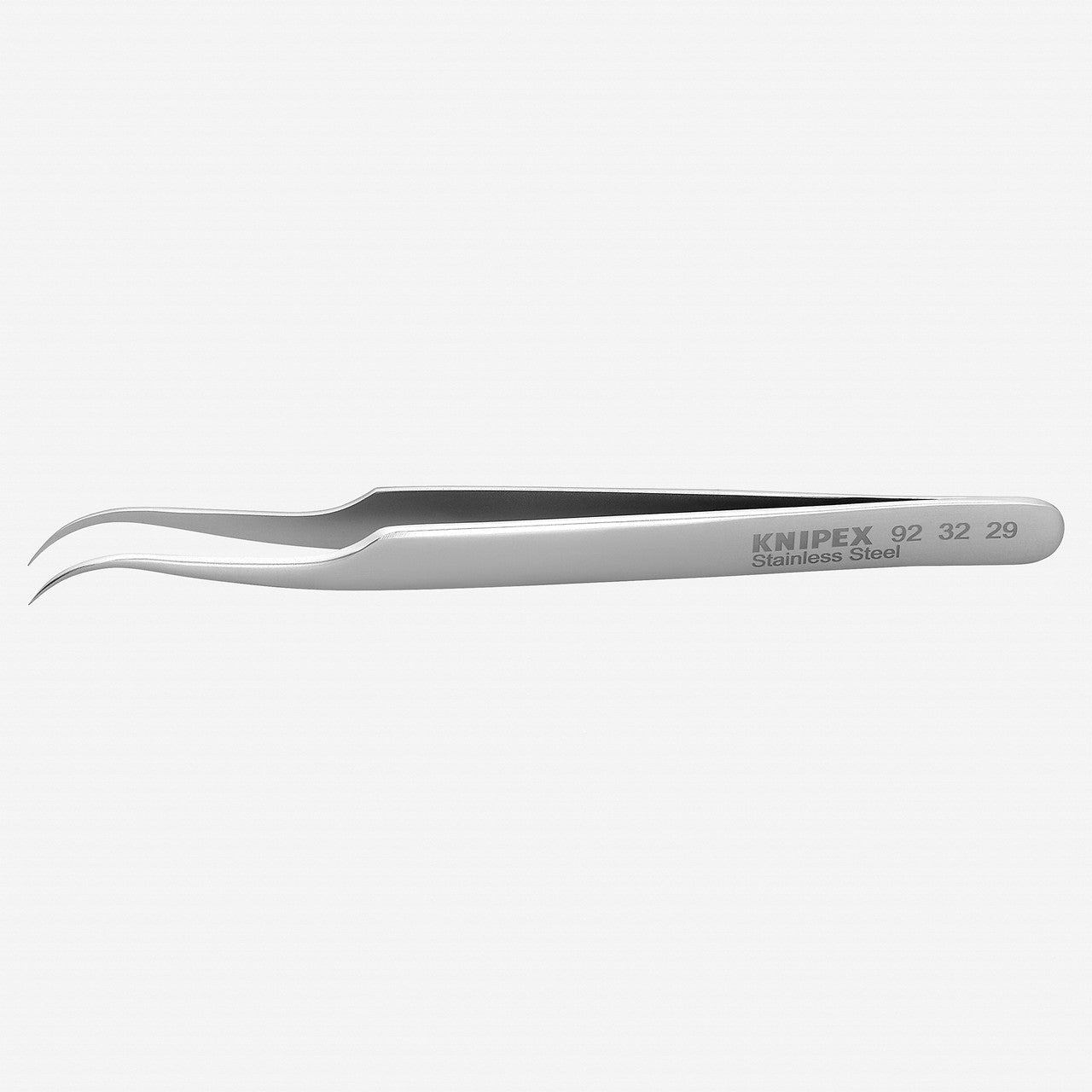 Knipex Precision Tweezers needle point sickle - shaped - 923229 - KC Tool