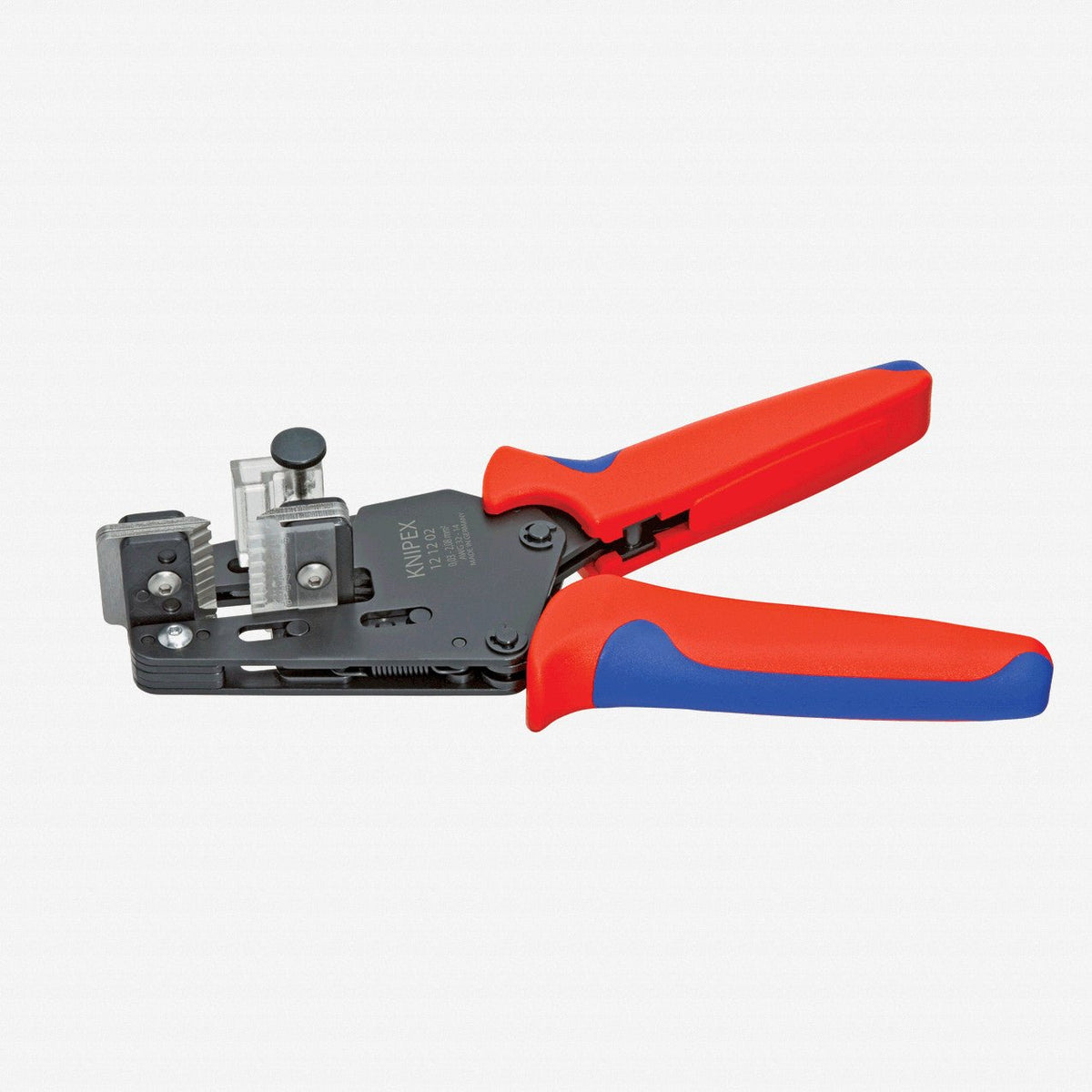 Knipex Precision Wire Insulation Strippers with Adapted Blade - 0.03 - 2.08 sq. mm - 121202 - KC Tool