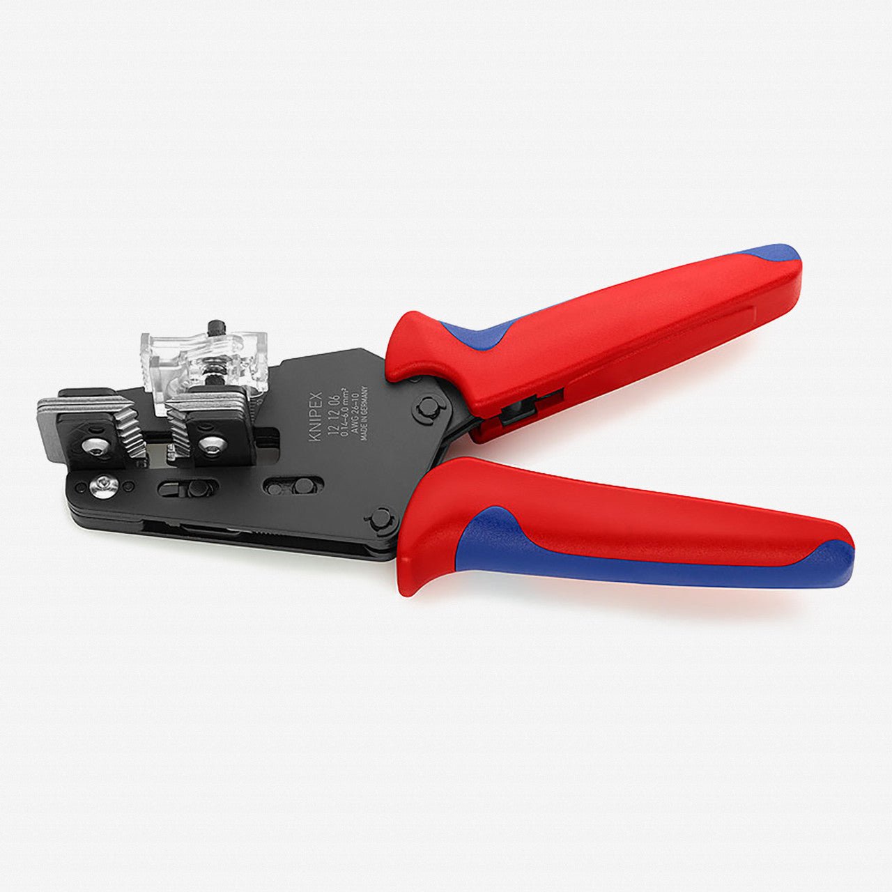 Knipex Precision Wire Insulation Strippers with Adapted Blade - 0.14 - 6.0 sq mm - 121206 - KC Tool