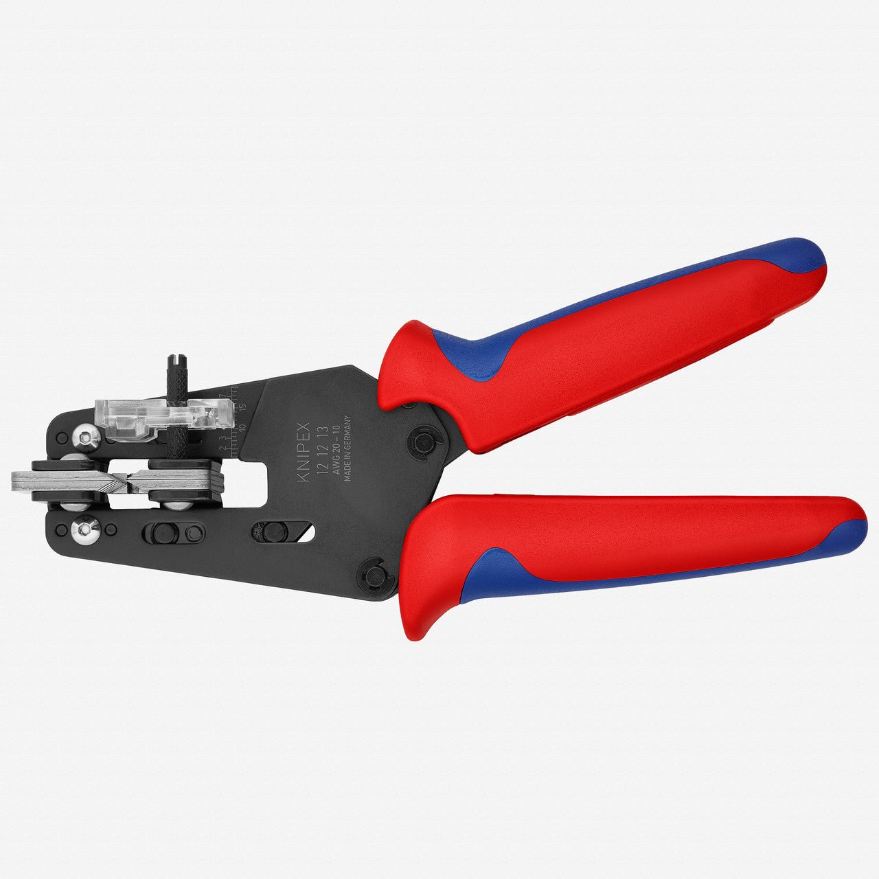 Knipex Precision Wire Insulation Strippers with Adapted Blade - AWG 10 - 20 - 121213 - KC Tool