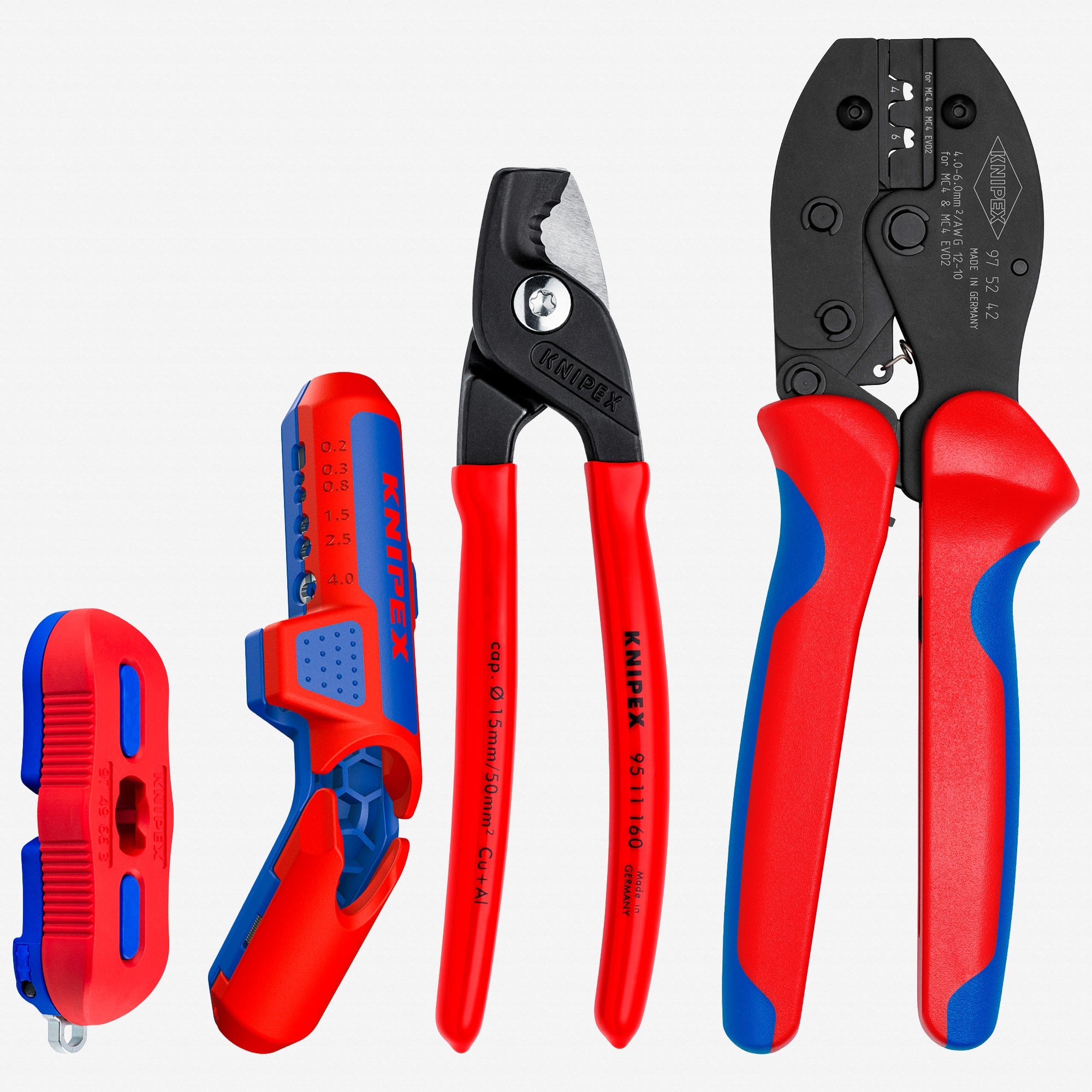 Knipex Solar Tool Set, 4 Pieces - 9K0080190US - KC Tool