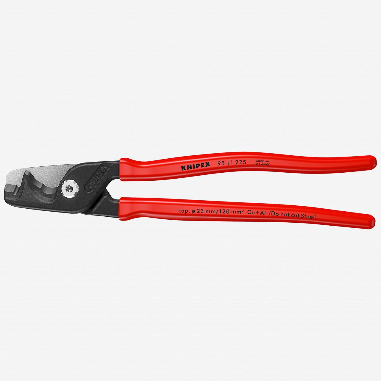 Knipex StepCut XL Cable Shears, 225 mm, Dipped Handle - 9511225 - KC Tool