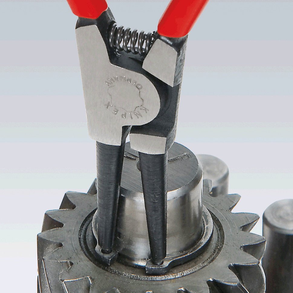 Knipex Straight Tip External Circlip Pliers 19-60 mm dia - Plastic Grip - 4611A2 - KC Tool