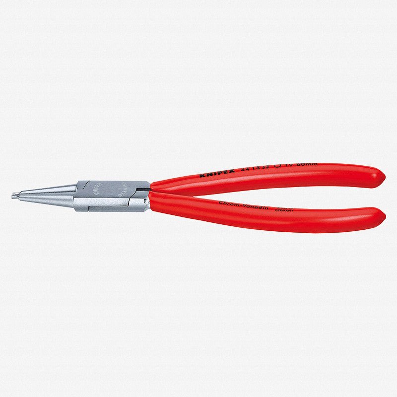 Knipex Straight Tip Internal Circlip Pliers 85 - 140 mm dia - Chrome w/ Plastic Grip - 4413J4 - KC Tool