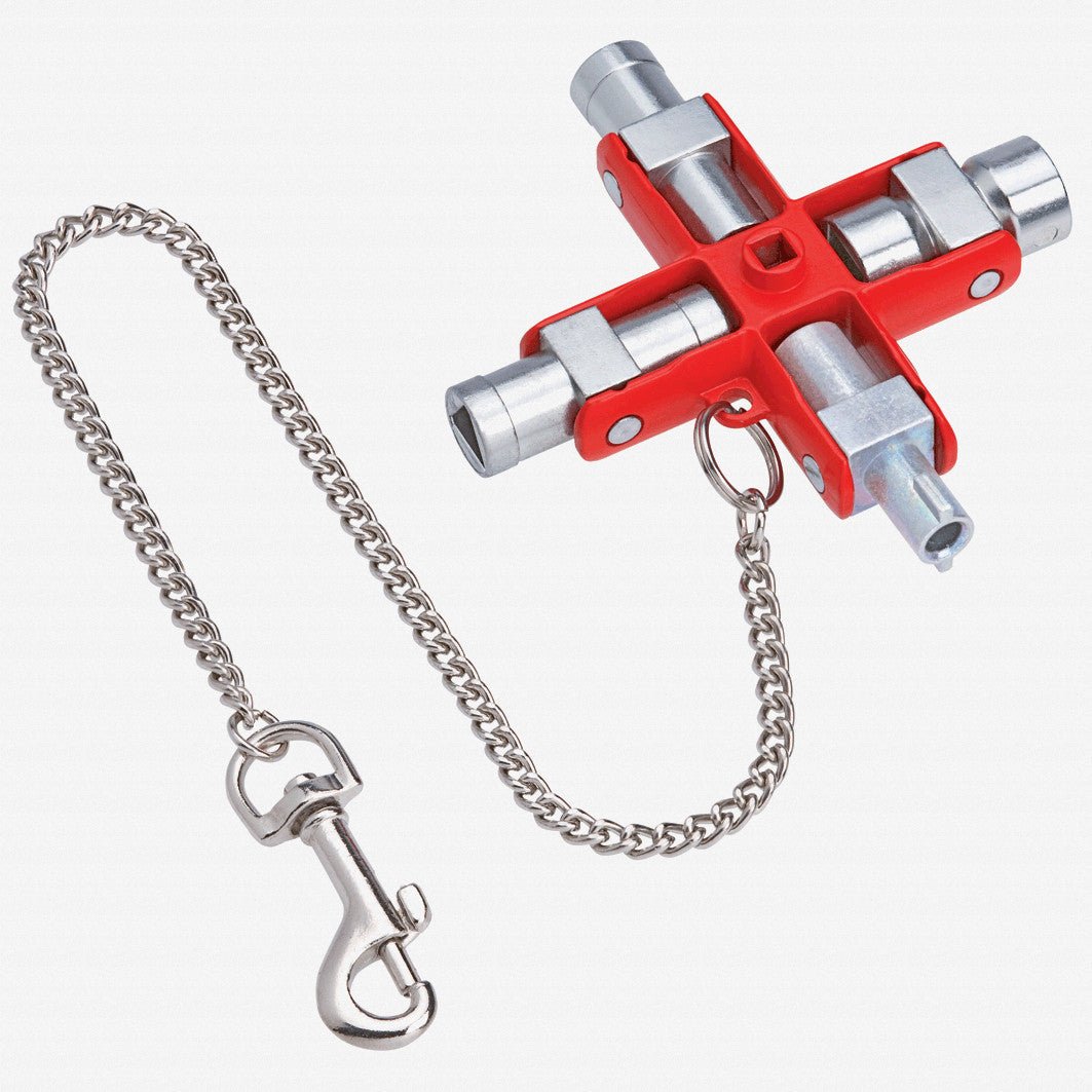 Knipex Universal Key for all standard cabinets and shut - off systems - K001106 - KC Tool